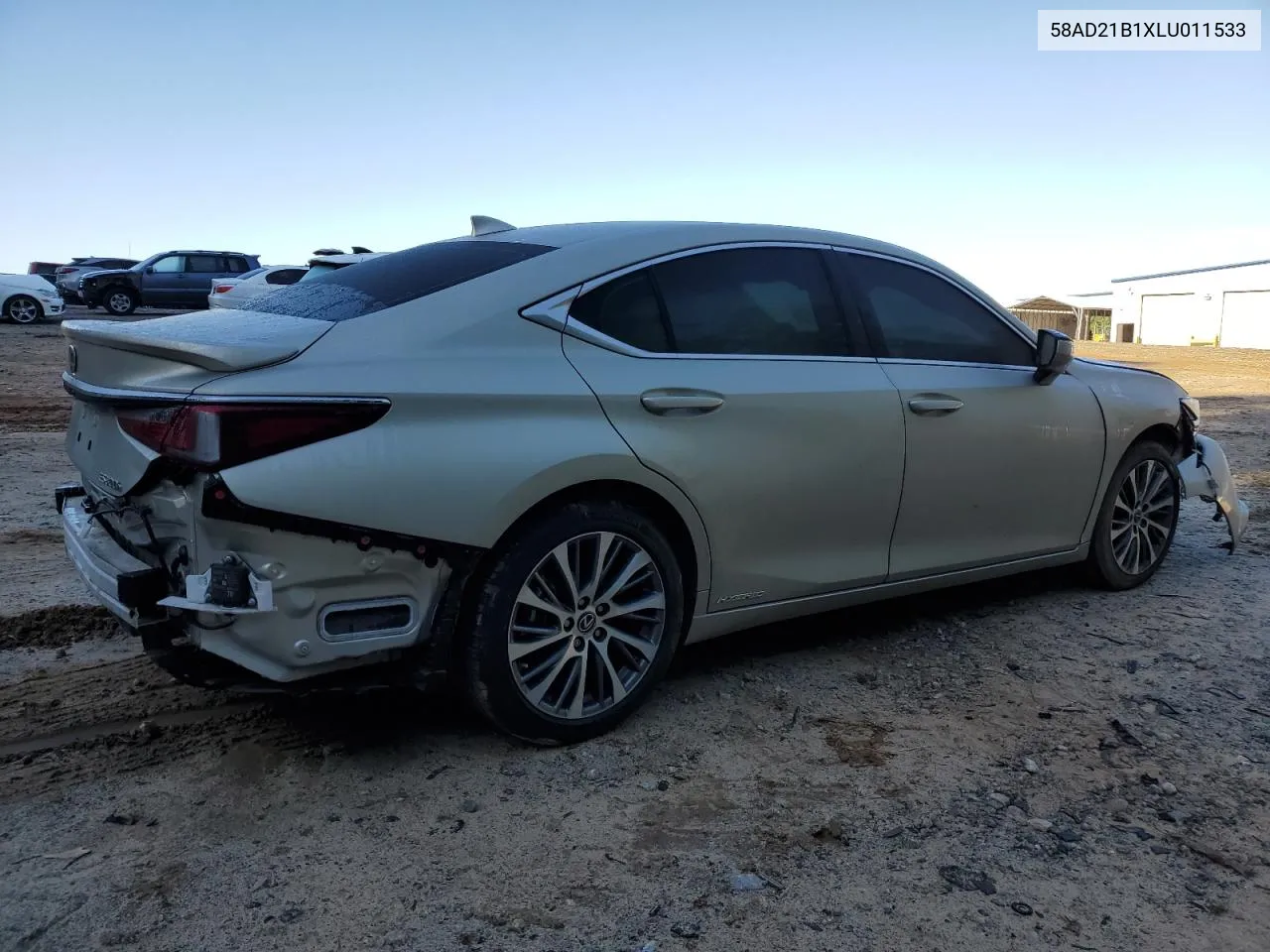 2020 Lexus Es 300H VIN: 58AD21B1XLU011533 Lot: 53035334