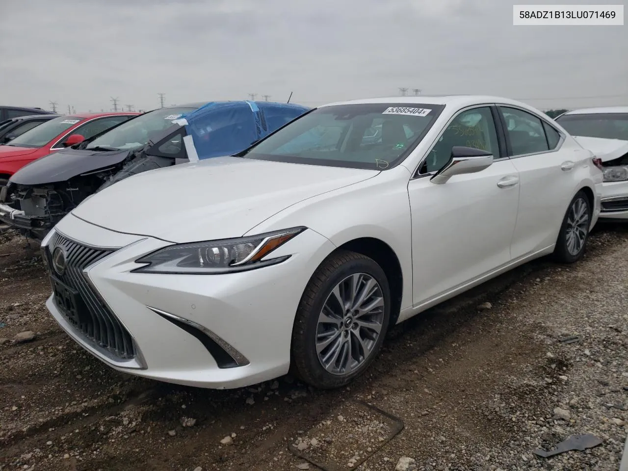 2020 Lexus Es 350 VIN: 58ADZ1B13LU071469 Lot: 53685404