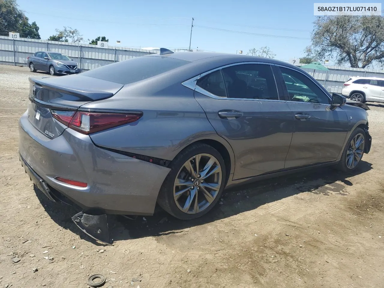 58AGZ1B17LU071410 2020 Lexus Es 350 F-Sport