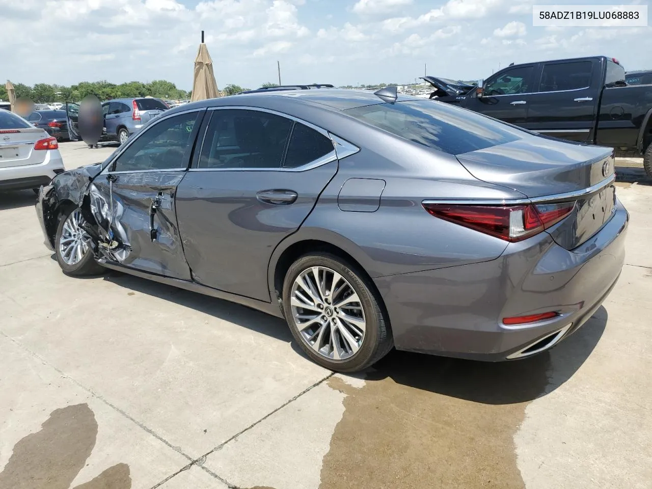 2020 Lexus Es 350 VIN: 58ADZ1B19LU068883 Lot: 61031574