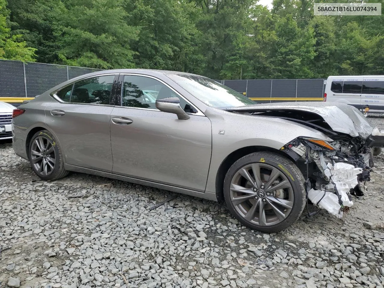 2020 Lexus Es 350 F-Sport VIN: 58AGZ1B16LU074394 Lot: 61475734