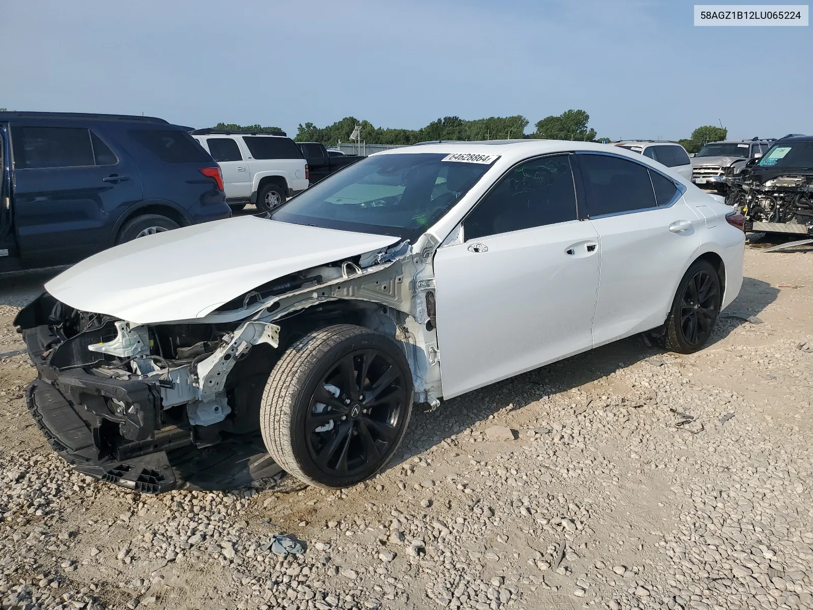 2020 Lexus Es 350 F Sport VIN: 58AGZ1B12LU065224 Lot: 64628864