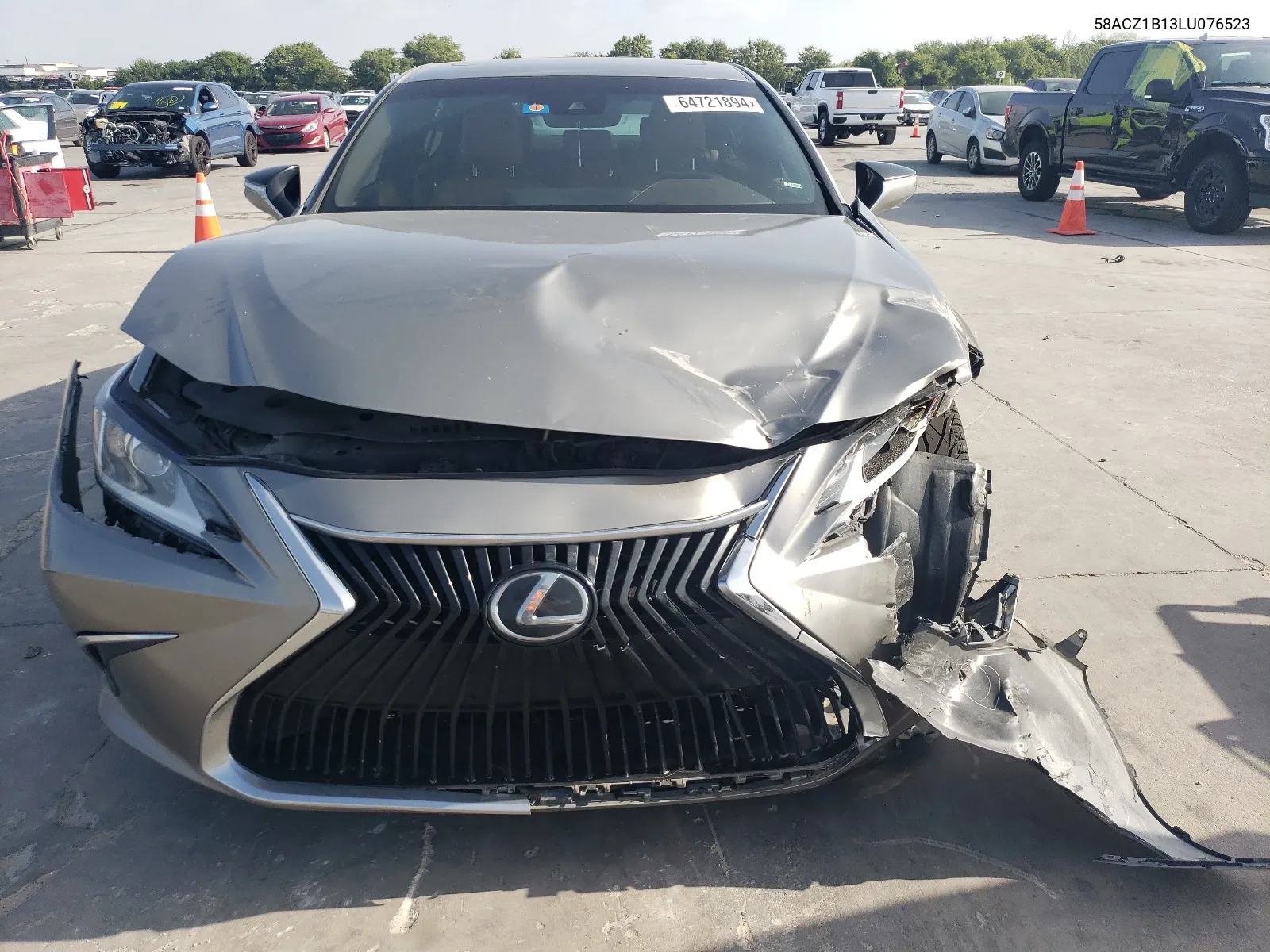 2020 Lexus Es 350 Base VIN: 58ACZ1B13LU076523 Lot: 64721894