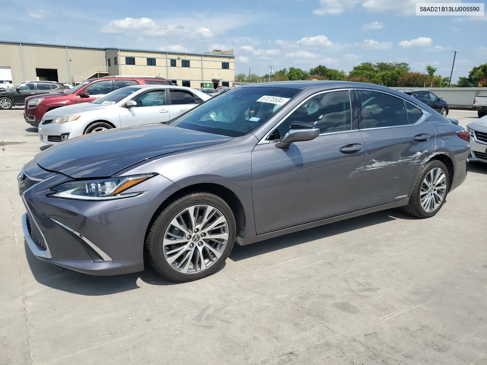 2020 Lexus Es 300H VIN: 58AD21B13LU005590 Lot: 67070504