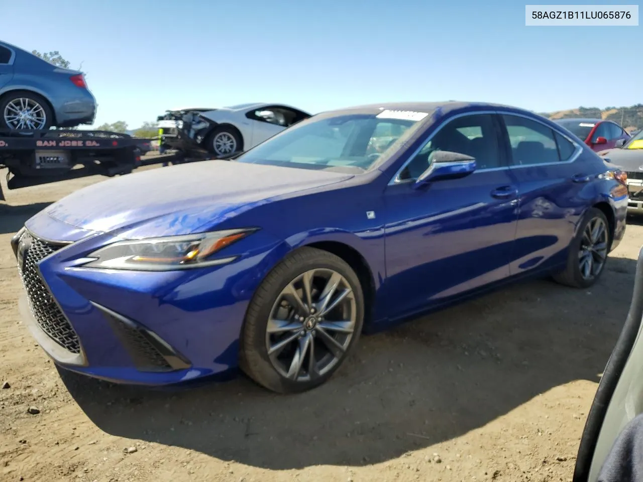 2020 Lexus Es 350 F Sport VIN: 58AGZ1B11LU065876 Lot: 70035144