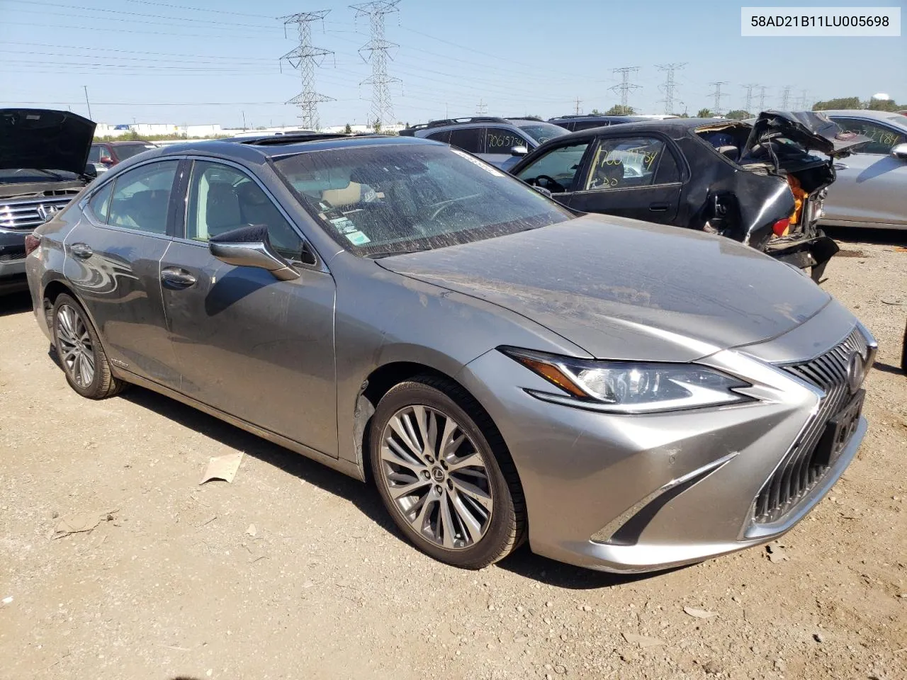 2020 Lexus Es 300H VIN: 58AD21B11LU005698 Lot: 70463304