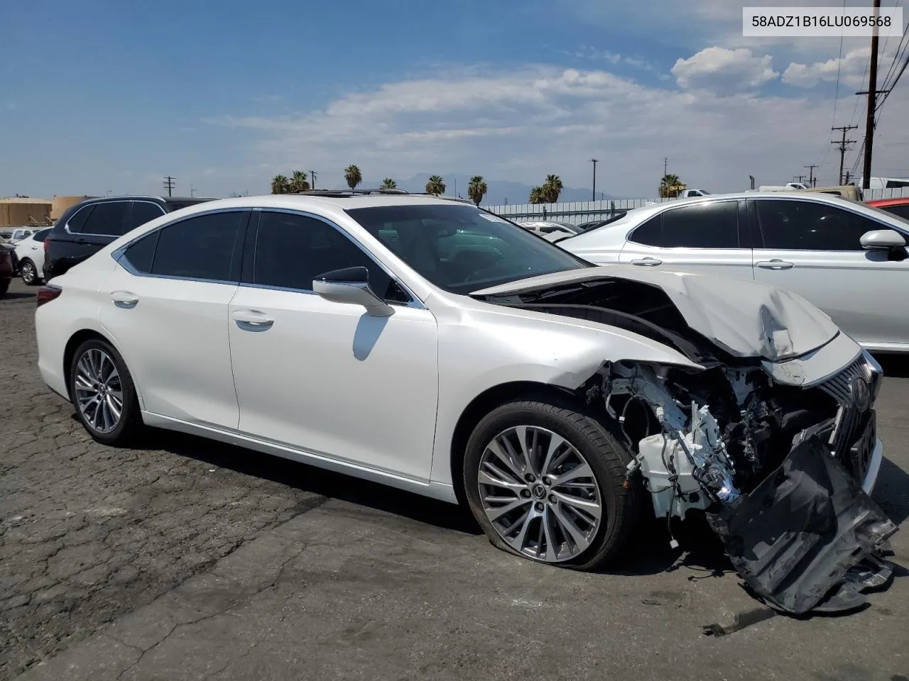 2020 Lexus Es 350 VIN: 58ADZ1B16LU069568 Lot: 70758554