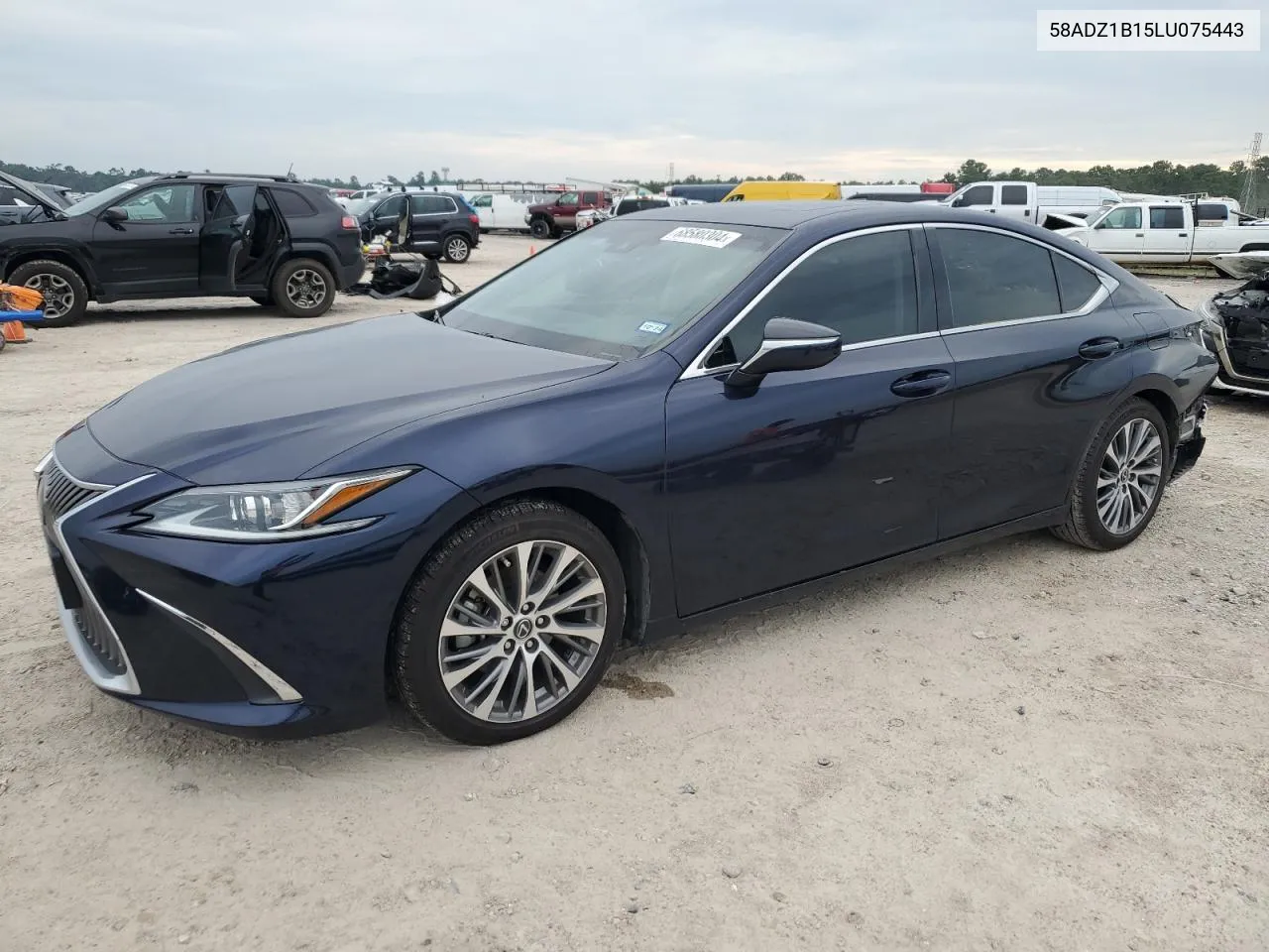 2020 Lexus Es 350 VIN: 58ADZ1B15LU075443 Lot: 70877144