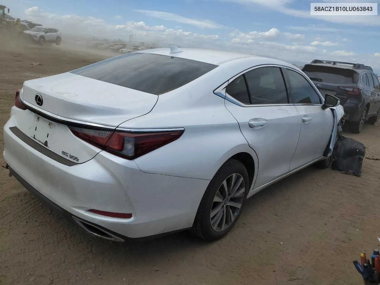 2020 Lexus Es 350 Base VIN: 58ACZ1B10LU063843 Lot: 71532264