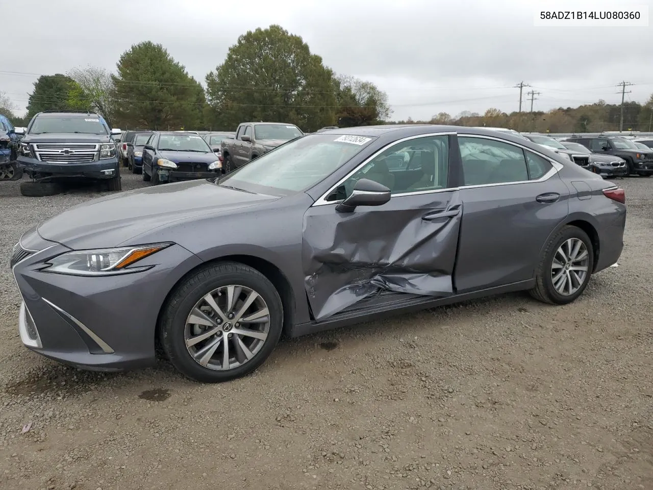 2020 Lexus Es 350 VIN: 58ADZ1B14LU080360 Lot: 79312634