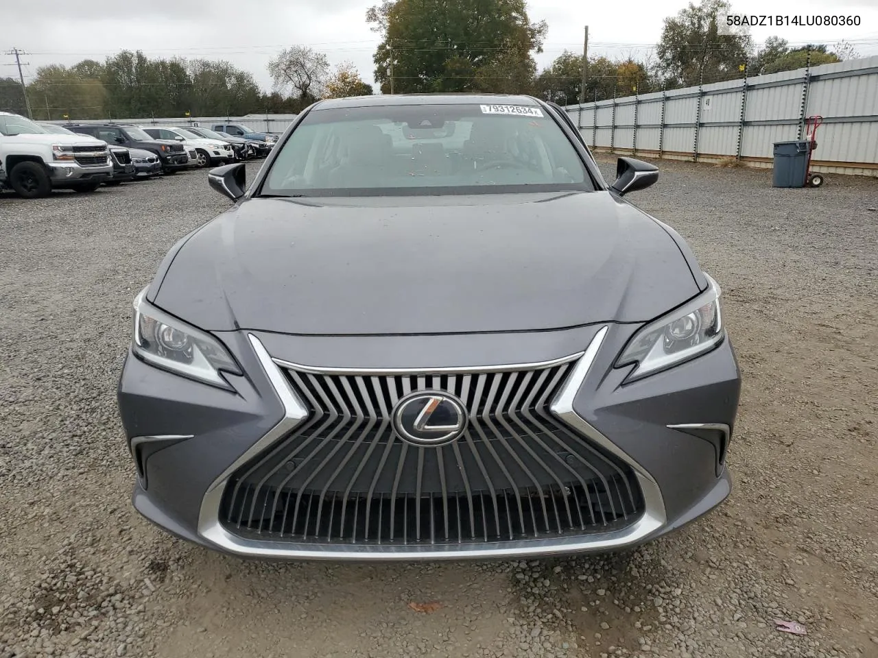 2020 Lexus Es 350 VIN: 58ADZ1B14LU080360 Lot: 79312634