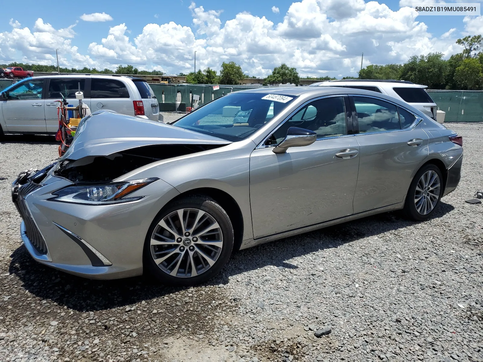 2021 Lexus Es 350 Base VIN: 58ADZ1B19MU085491 Lot: 60487094