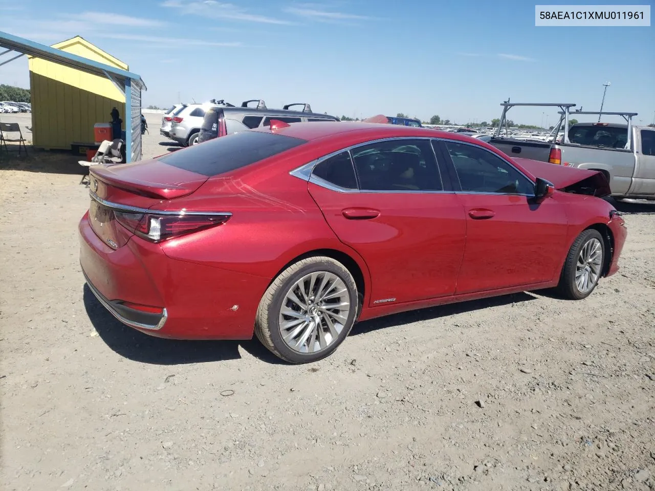 2021 Lexus Es 300H Luxury VIN: 58AEA1C1XMU011961 Lot: 60760334