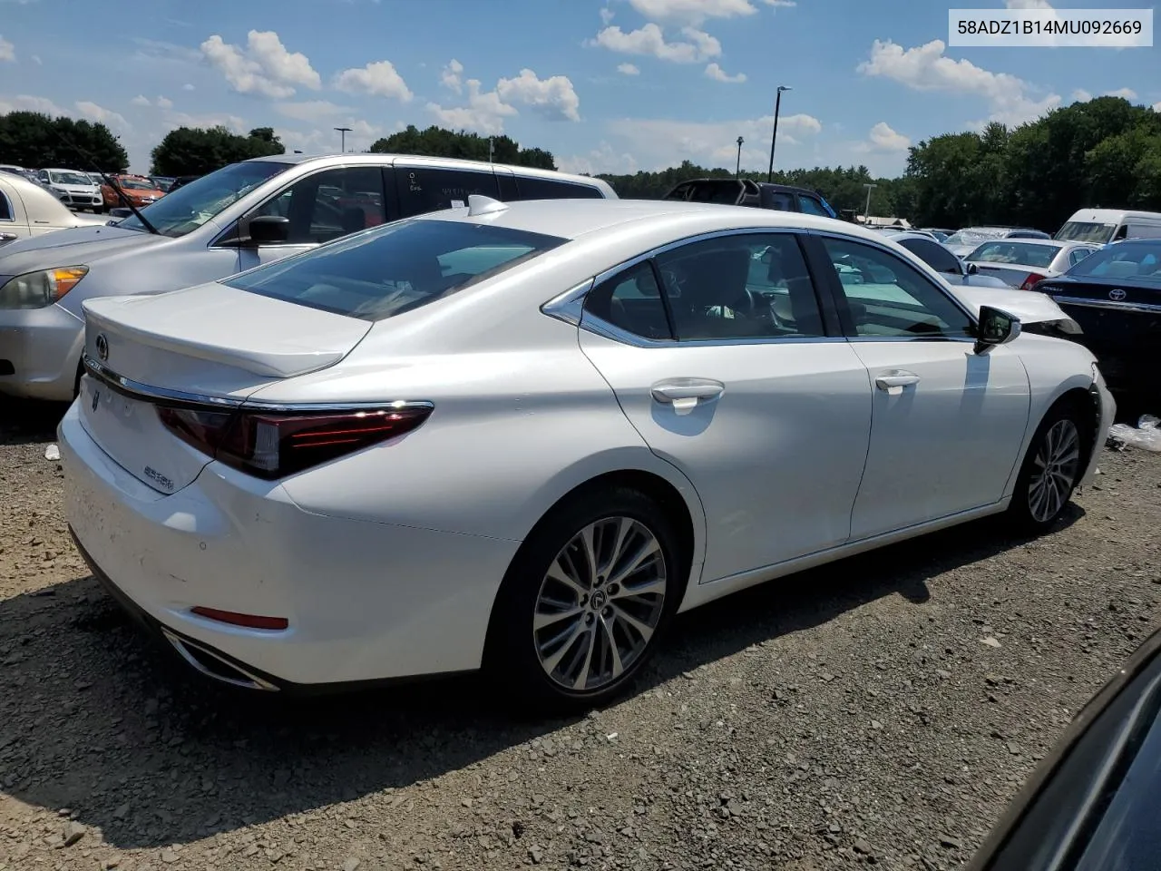 2021 Lexus Es 350 Base VIN: 58ADZ1B14MU092669 Lot: 60895804