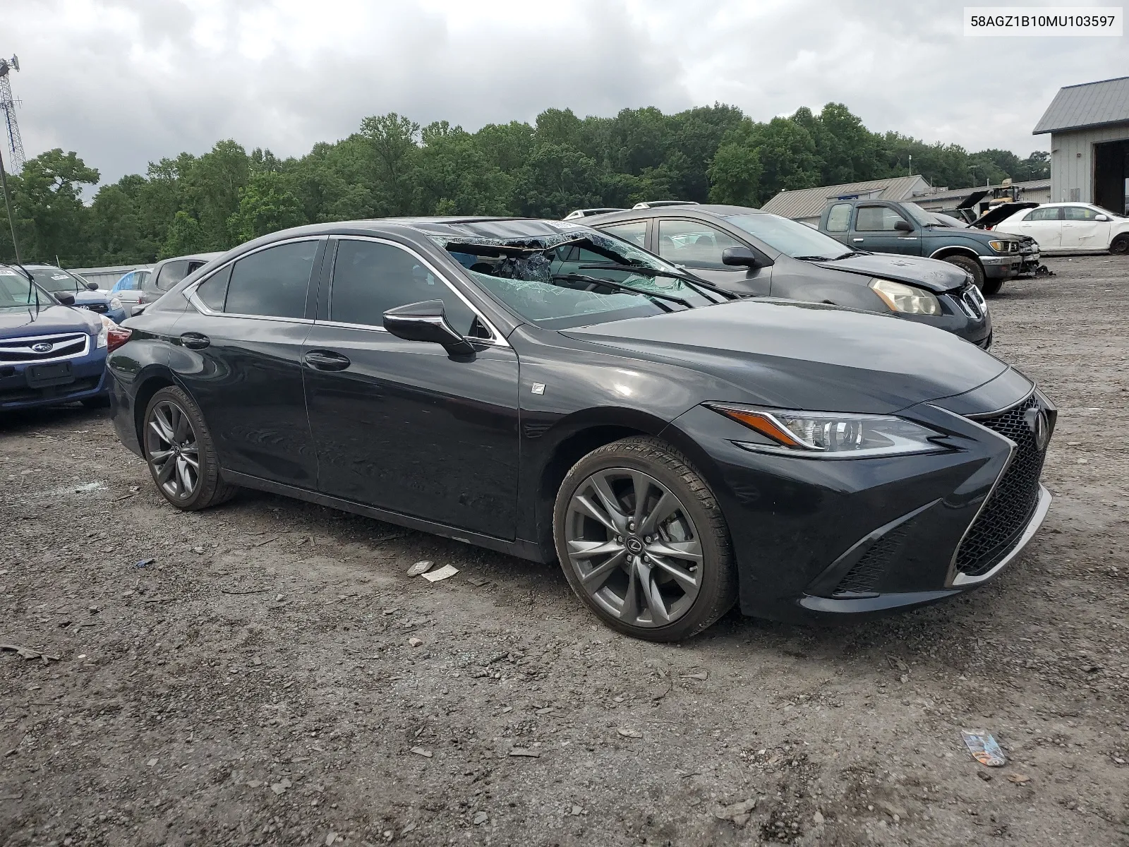 2021 Lexus Es 350 Base VIN: 58AGZ1B10MU103597 Lot: 64176474