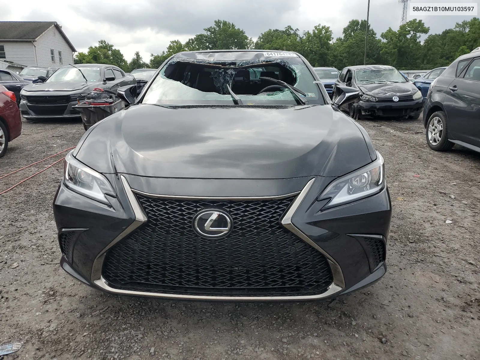 2021 Lexus Es 350 Base VIN: 58AGZ1B10MU103597 Lot: 64176474