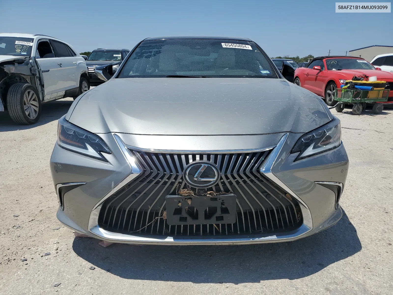 2021 Lexus Es 350 Base VIN: 58AFZ1B14MU093099 Lot: 65455804