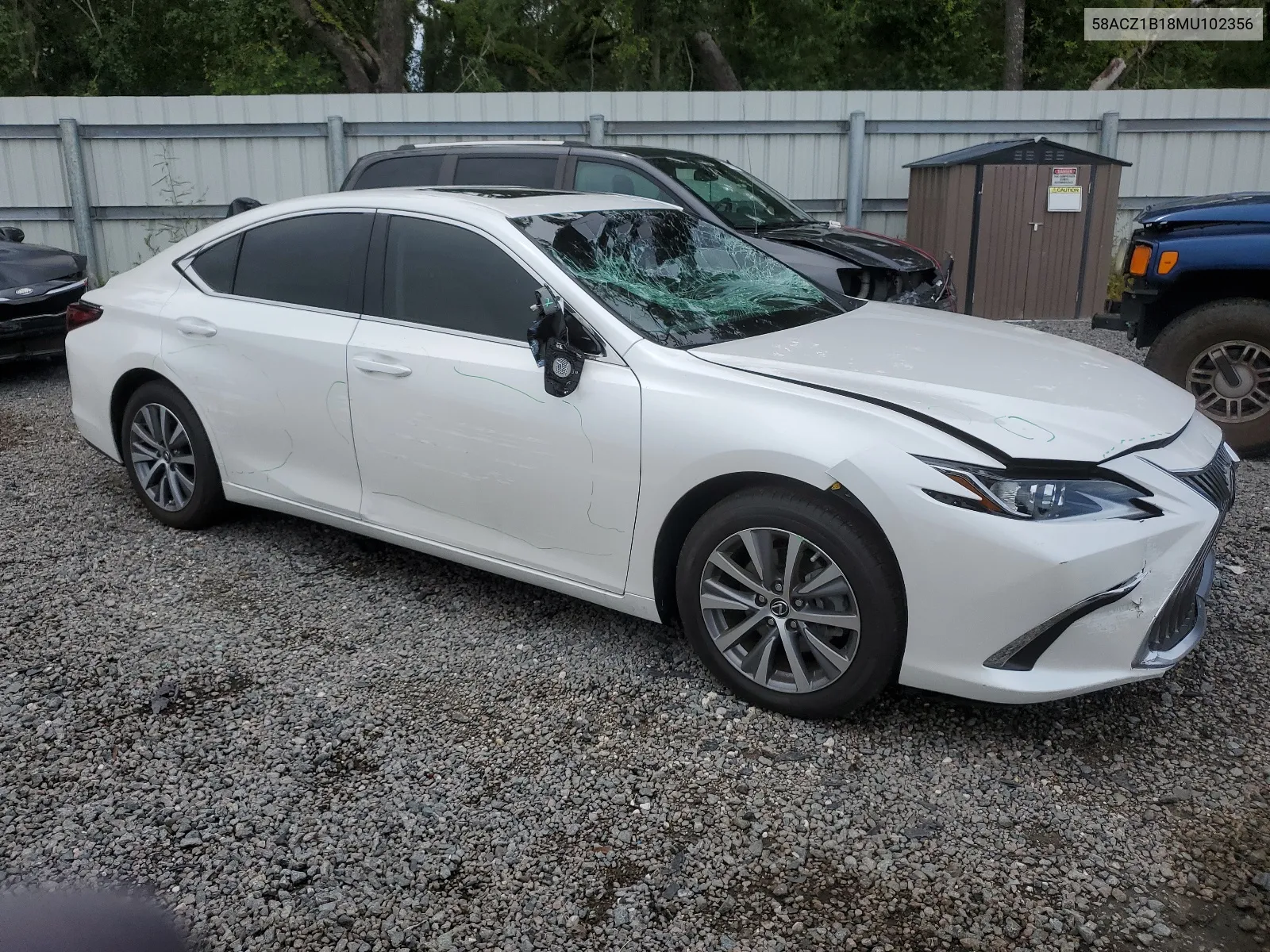 2021 Lexus Es 350 Base VIN: 58ACZ1B18MU102356 Lot: 68119834