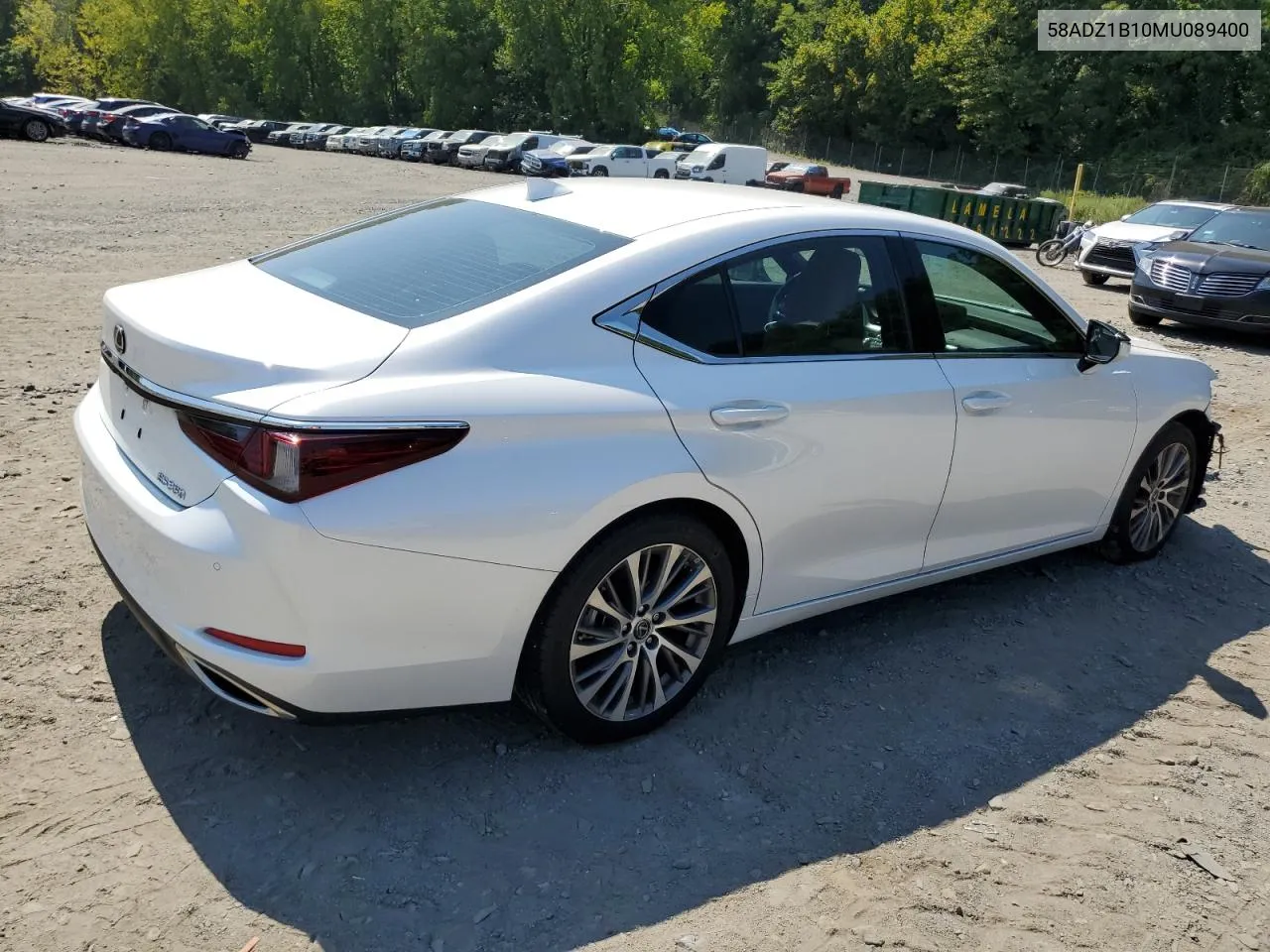 2021 Lexus Es 350 Base VIN: 58ADZ1B10MU089400 Lot: 68868984