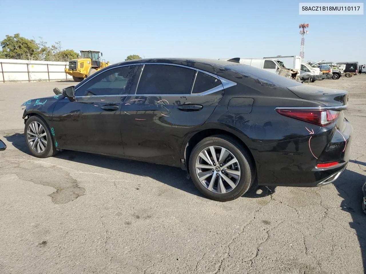 2021 Lexus Es 350 Base VIN: 58ACZ1B18MU110117 Lot: 69302714