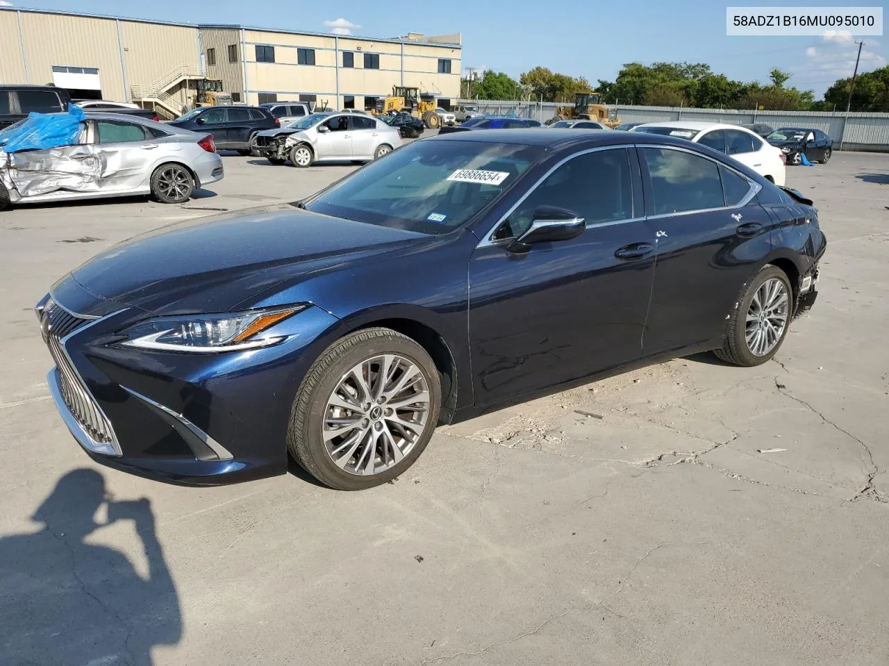 2021 Lexus Es 350 Base VIN: 58ADZ1B16MU095010 Lot: 69886654