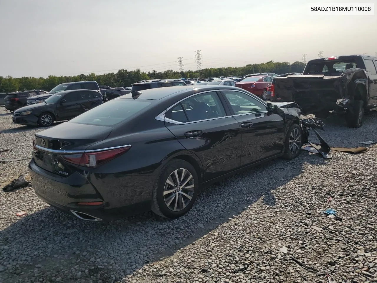 2021 Lexus Es 350 Base VIN: 58ADZ1B18MU110008 Lot: 69955894