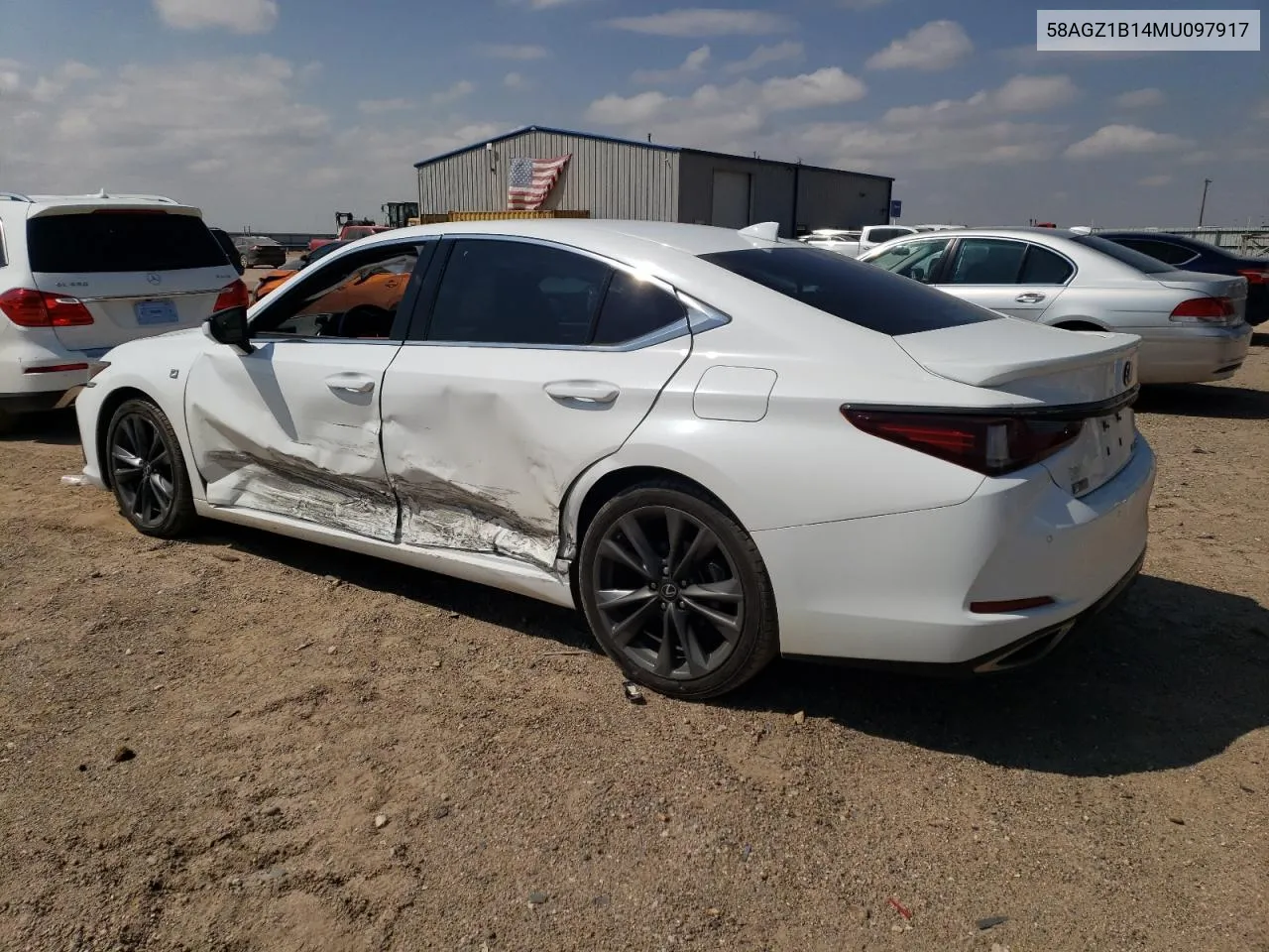 58AGZ1B14MU097917 2021 Lexus Es 350 Base