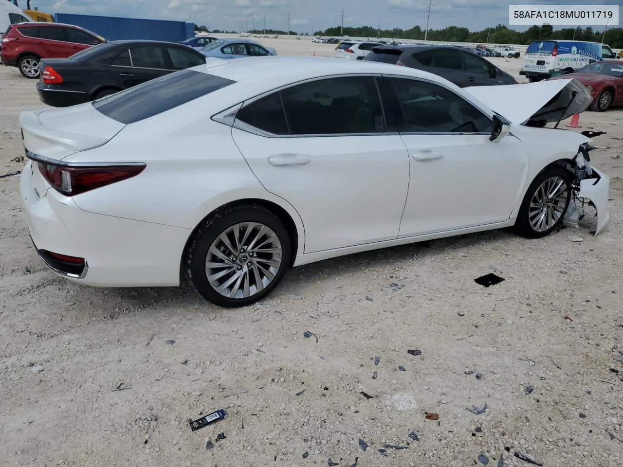 2021 Lexus Es 300H Ultra Luxury VIN: 58AFA1C18MU011719 Lot: 71087314