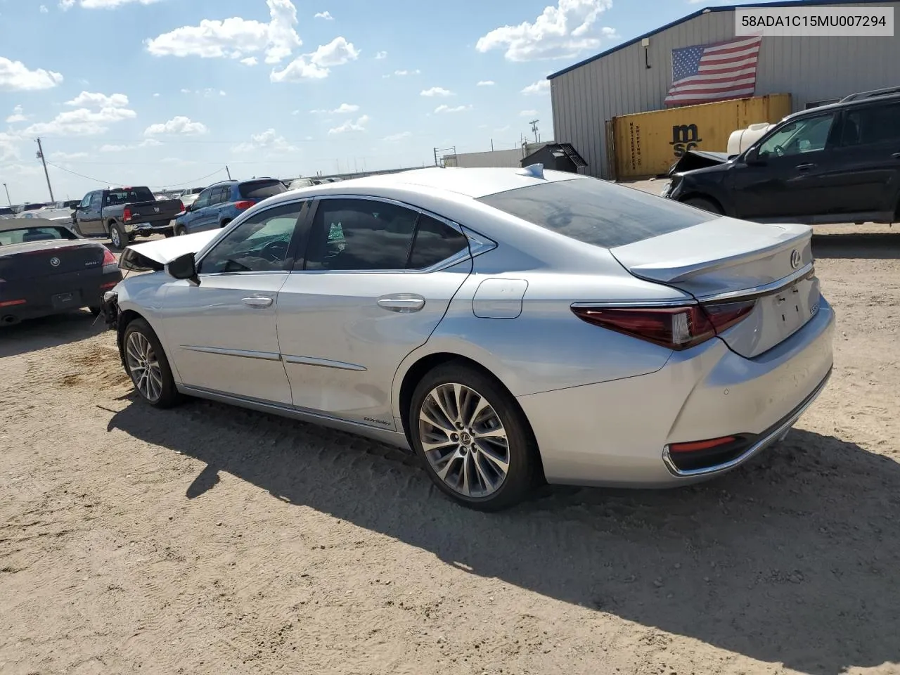 2021 Lexus Es 300H VIN: 58ADA1C15MU007294 Lot: 71723034