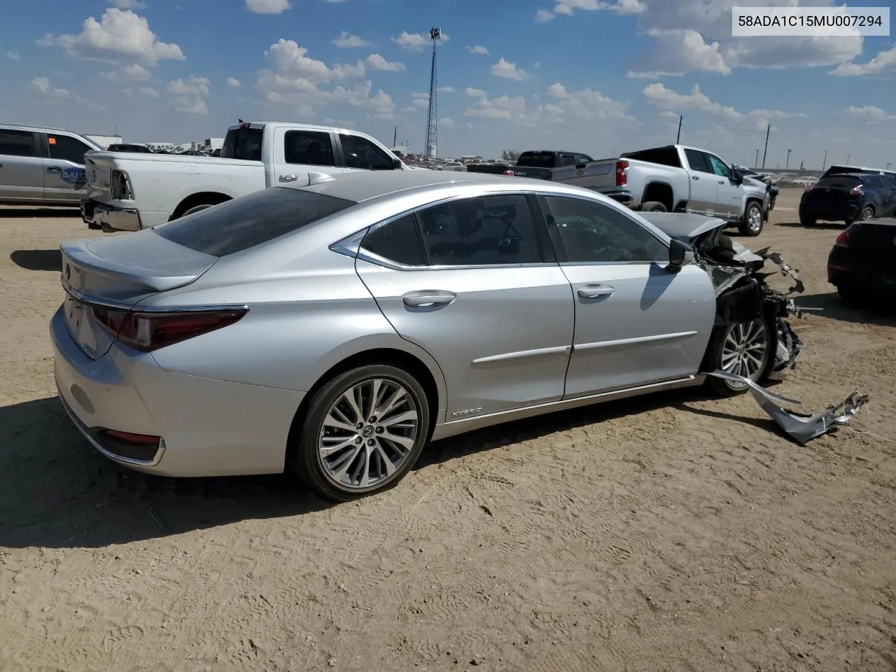 2021 Lexus Es 300H VIN: 58ADA1C15MU007294 Lot: 71723034