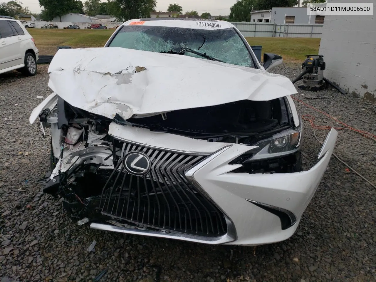 2021 Lexus Es 250 Base VIN: 58AD11D11MU006500 Lot: 71744964