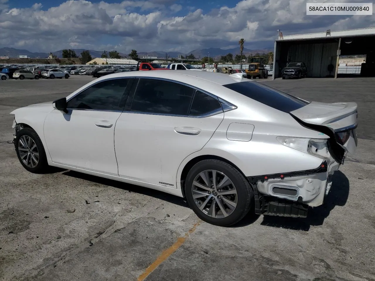 2021 Lexus Es 300H Base VIN: 58ACA1C10MU009840 Lot: 71787894