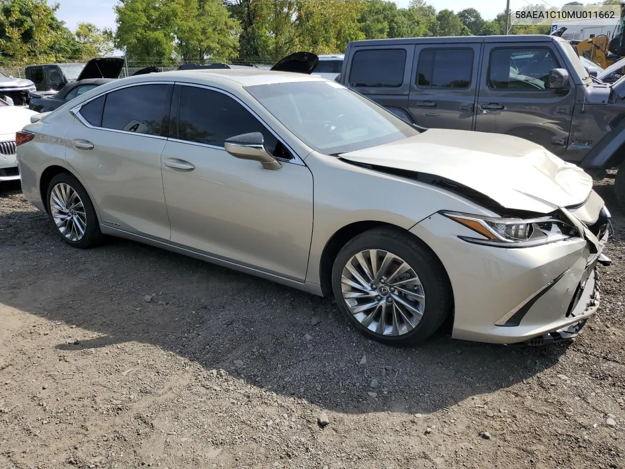 2021 Lexus Es 300H Luxury VIN: 58AEA1C10MU011662 Lot: 71925474