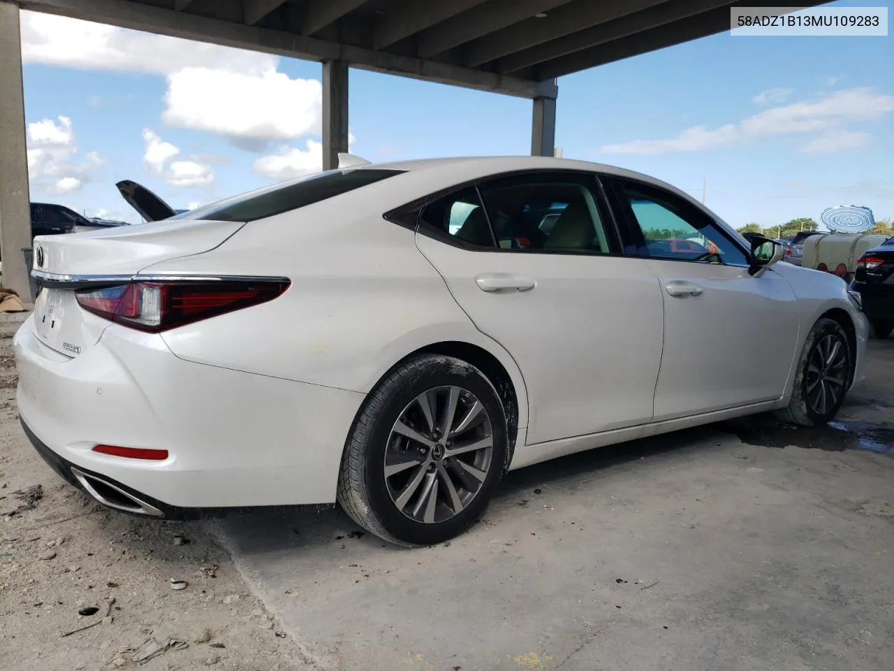 2021 Lexus Es 350 Base VIN: 58ADZ1B13MU109283 Lot: 72375274