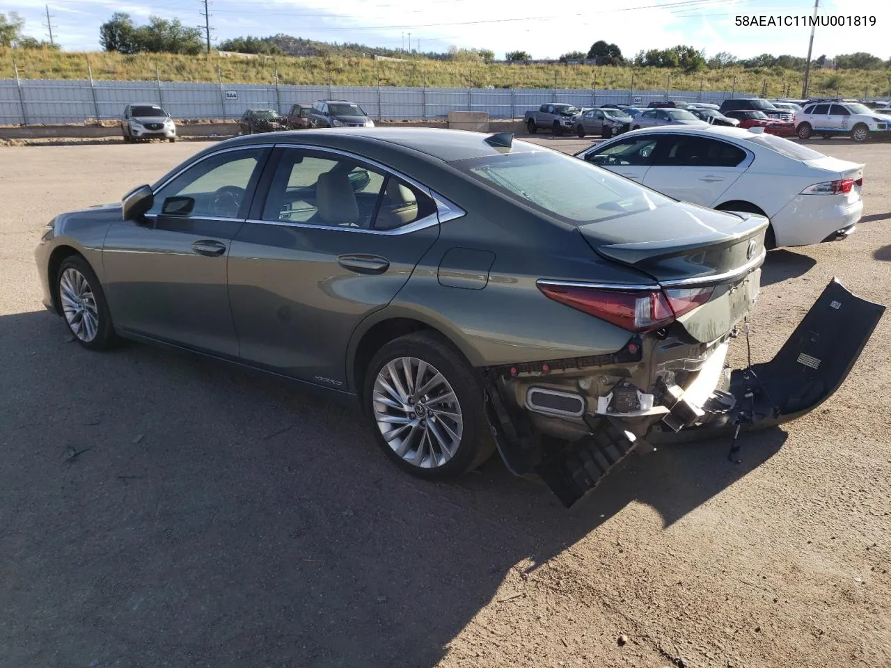 2021 Lexus Es 300H Luxury VIN: 58AEA1C11MU001819 Lot: 72470714