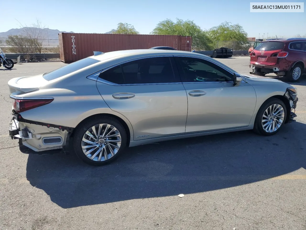 2021 Lexus Es 300H Luxury VIN: 58AEA1C13MU011171 Lot: 72607694