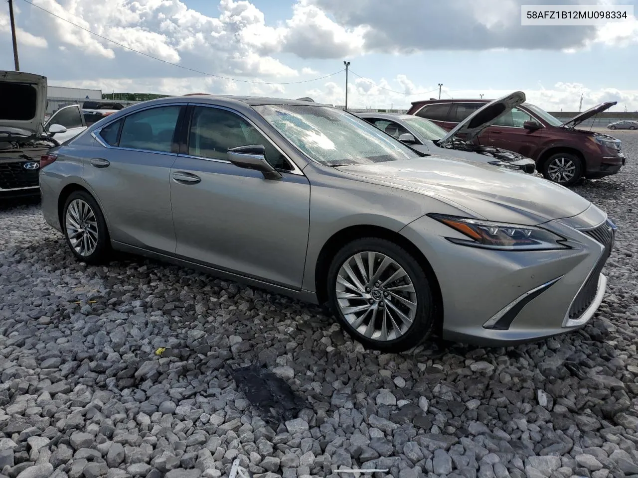 2021 Lexus Es 350 Base VIN: 58AFZ1B12MU098334 Lot: 72616574