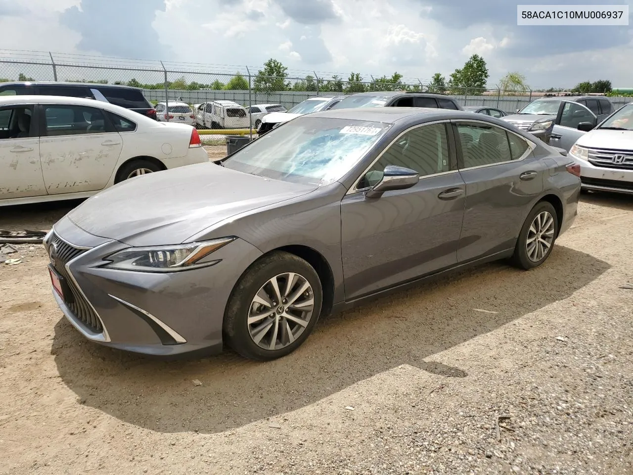 2021 Lexus Es 300H Base VIN: 58ACA1C10MU006937 Lot: 72951764