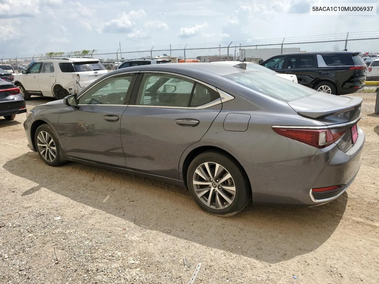 2021 Lexus Es 300H Base VIN: 58ACA1C10MU006937 Lot: 72951764