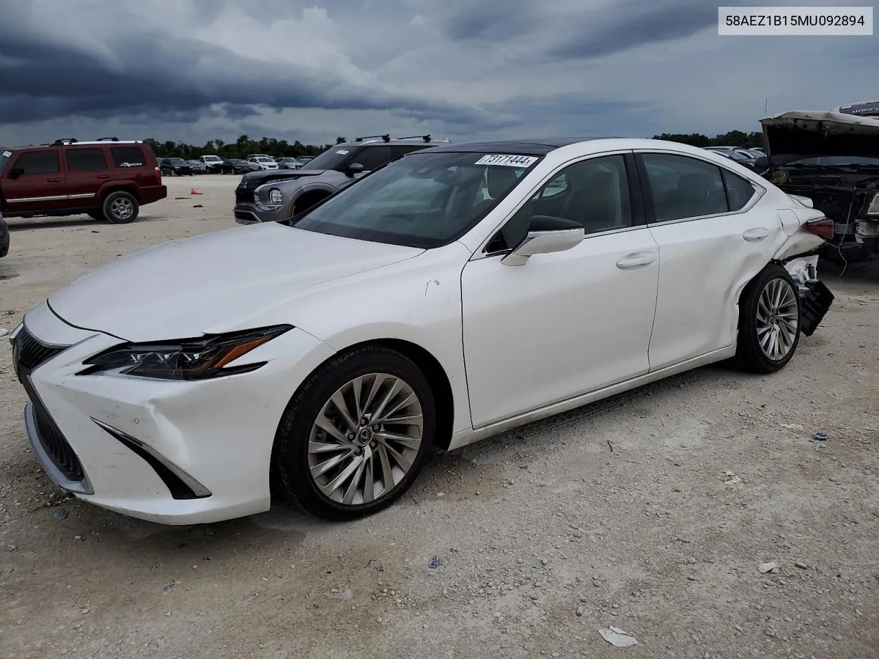 2021 Lexus Es 350 Base VIN: 58AEZ1B15MU092894 Lot: 73171444