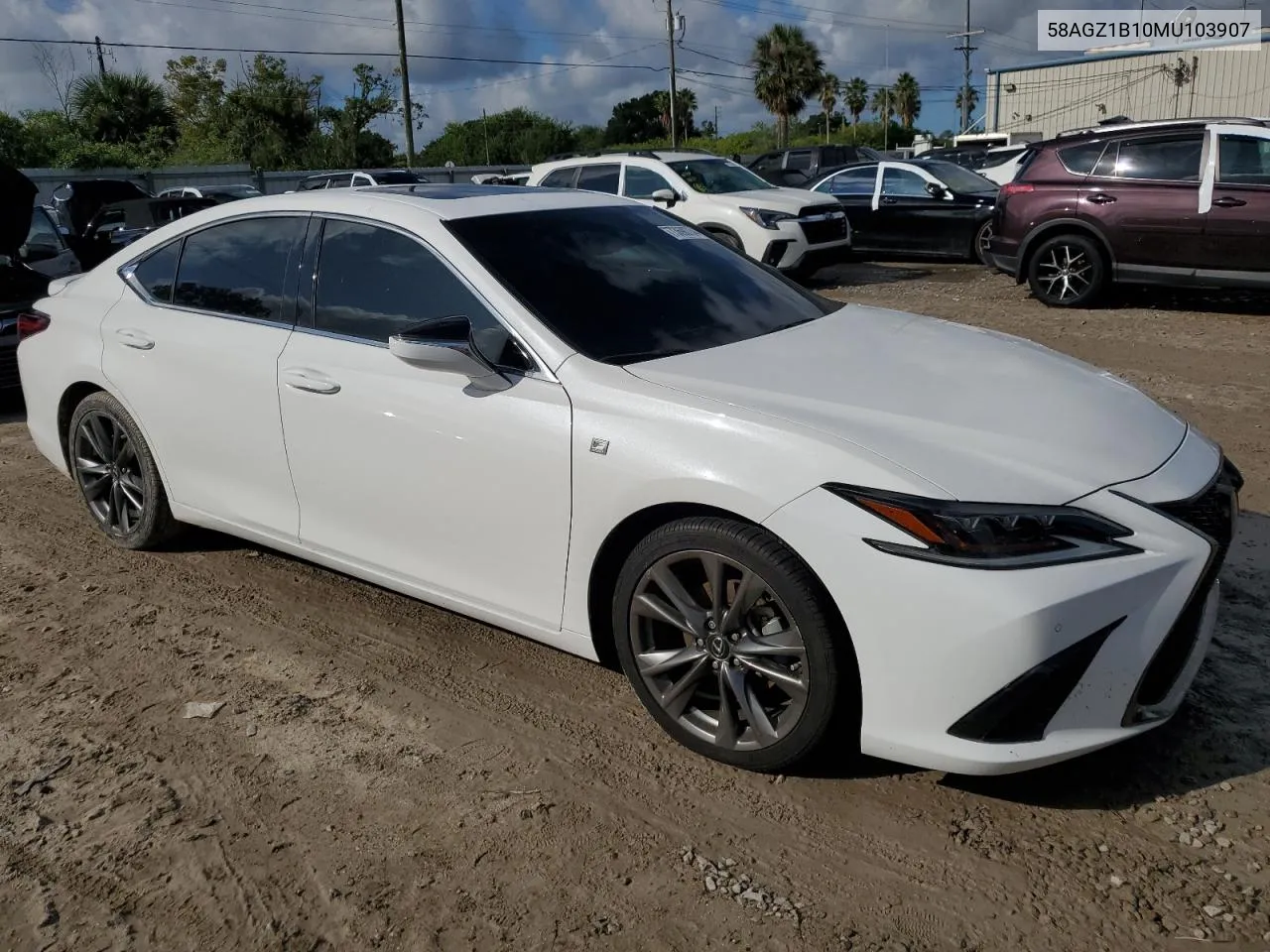 2021 Lexus Es 350 Base VIN: 58AGZ1B10MU103907 Lot: 73690734