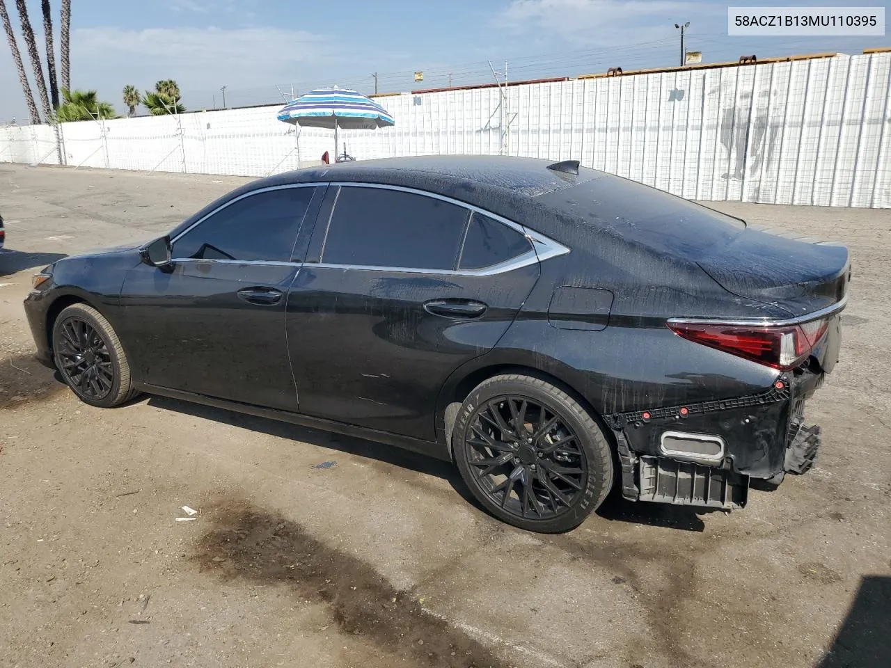 2021 Lexus Es 350 Base VIN: 58ACZ1B13MU110395 Lot: 73734044