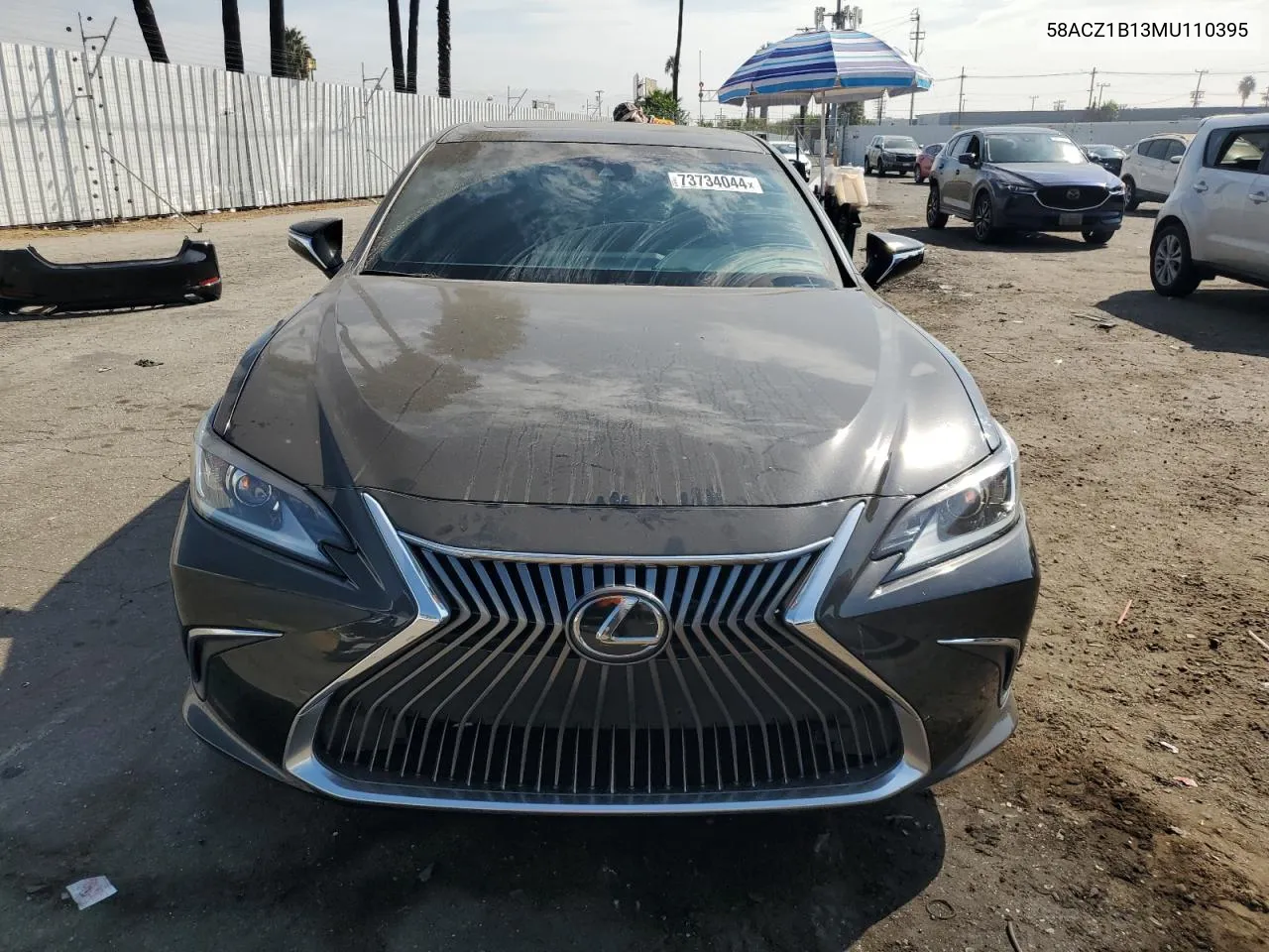 2021 Lexus Es 350 Base VIN: 58ACZ1B13MU110395 Lot: 73734044