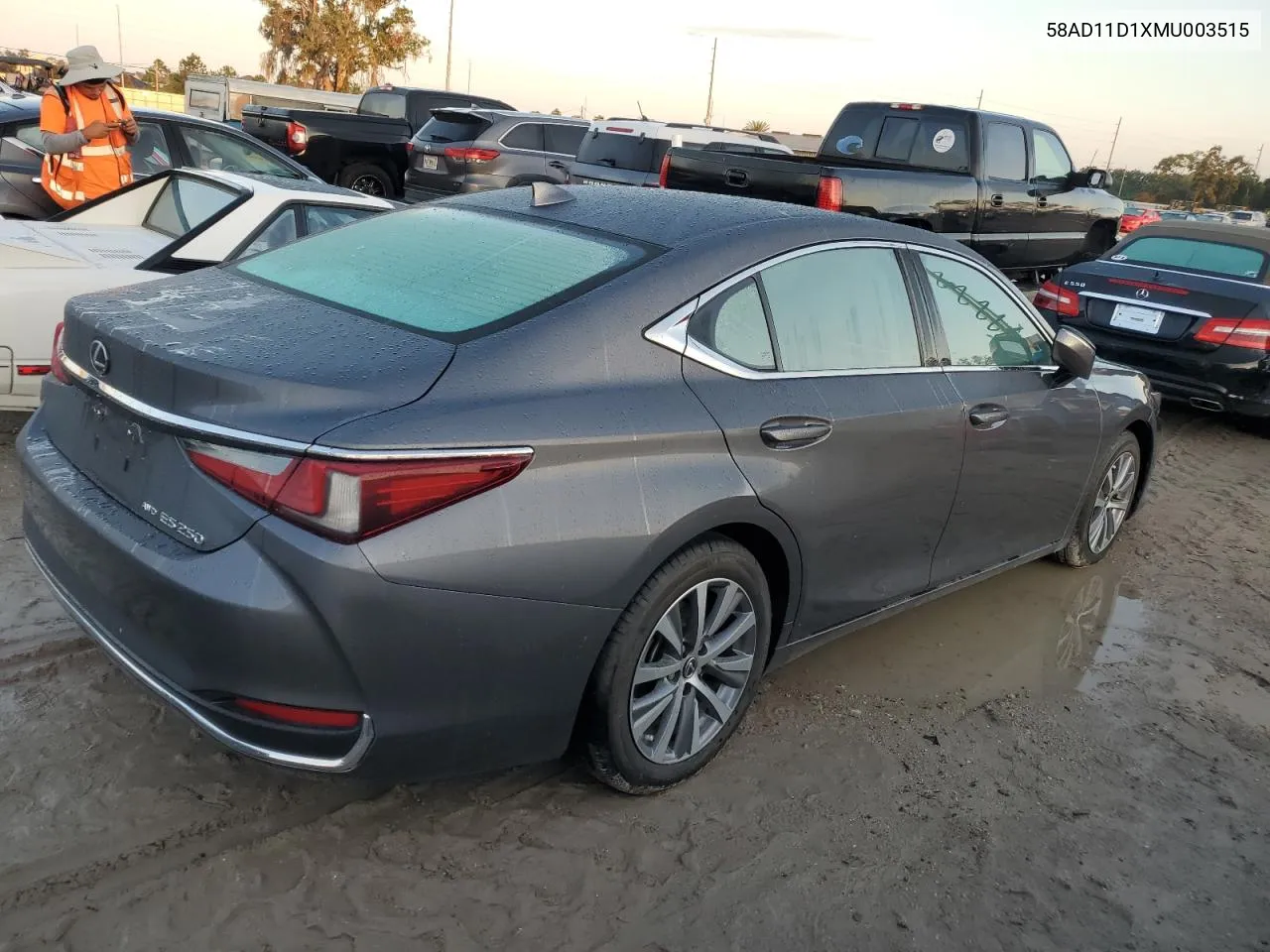 2021 Lexus Es 250 Base VIN: 58AD11D1XMU003515 Lot: 74380484