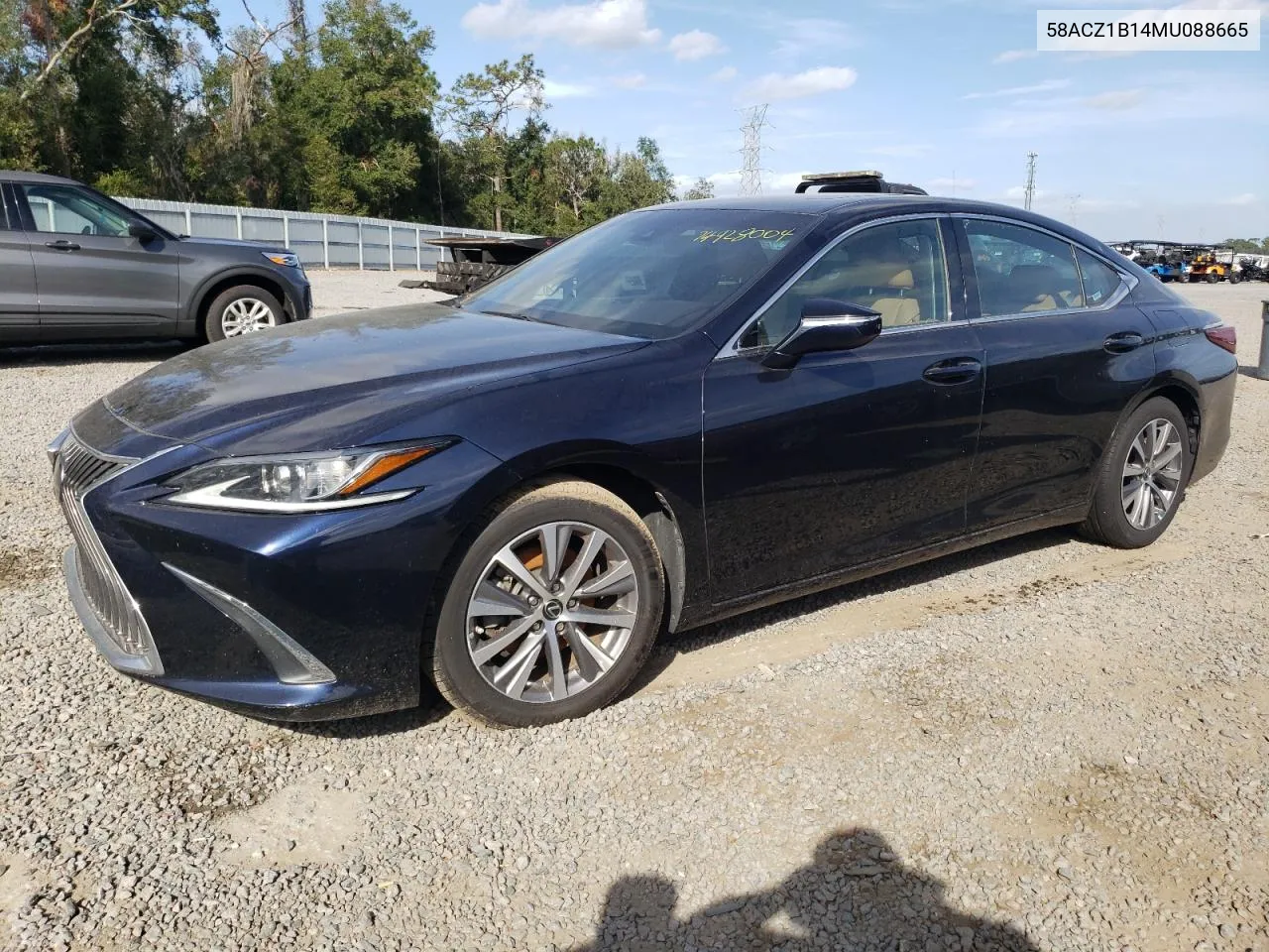 2021 Lexus Es 350 Base VIN: 58ACZ1B14MU088665 Lot: 74928004