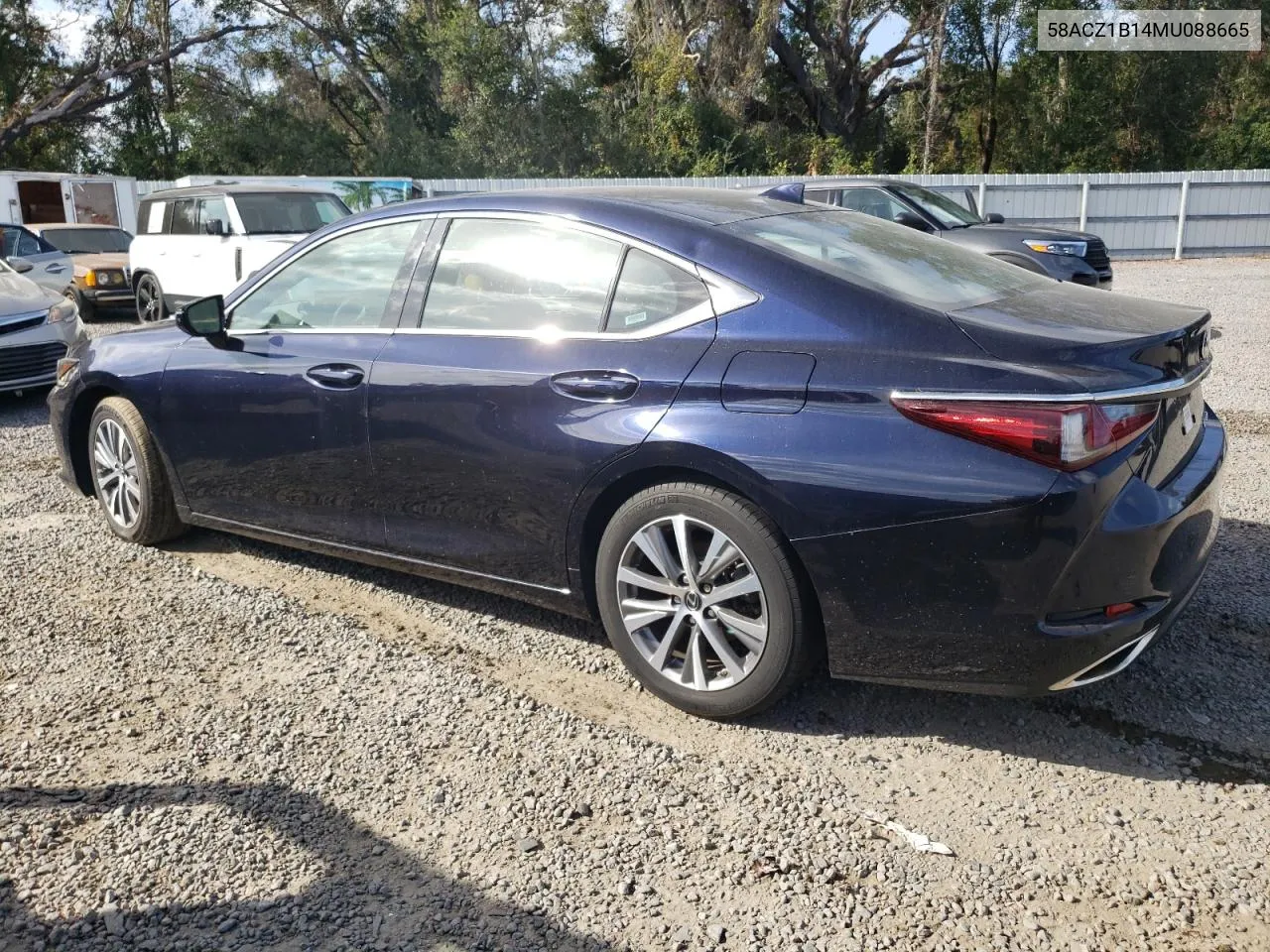 2021 Lexus Es 350 Base VIN: 58ACZ1B14MU088665 Lot: 74928004