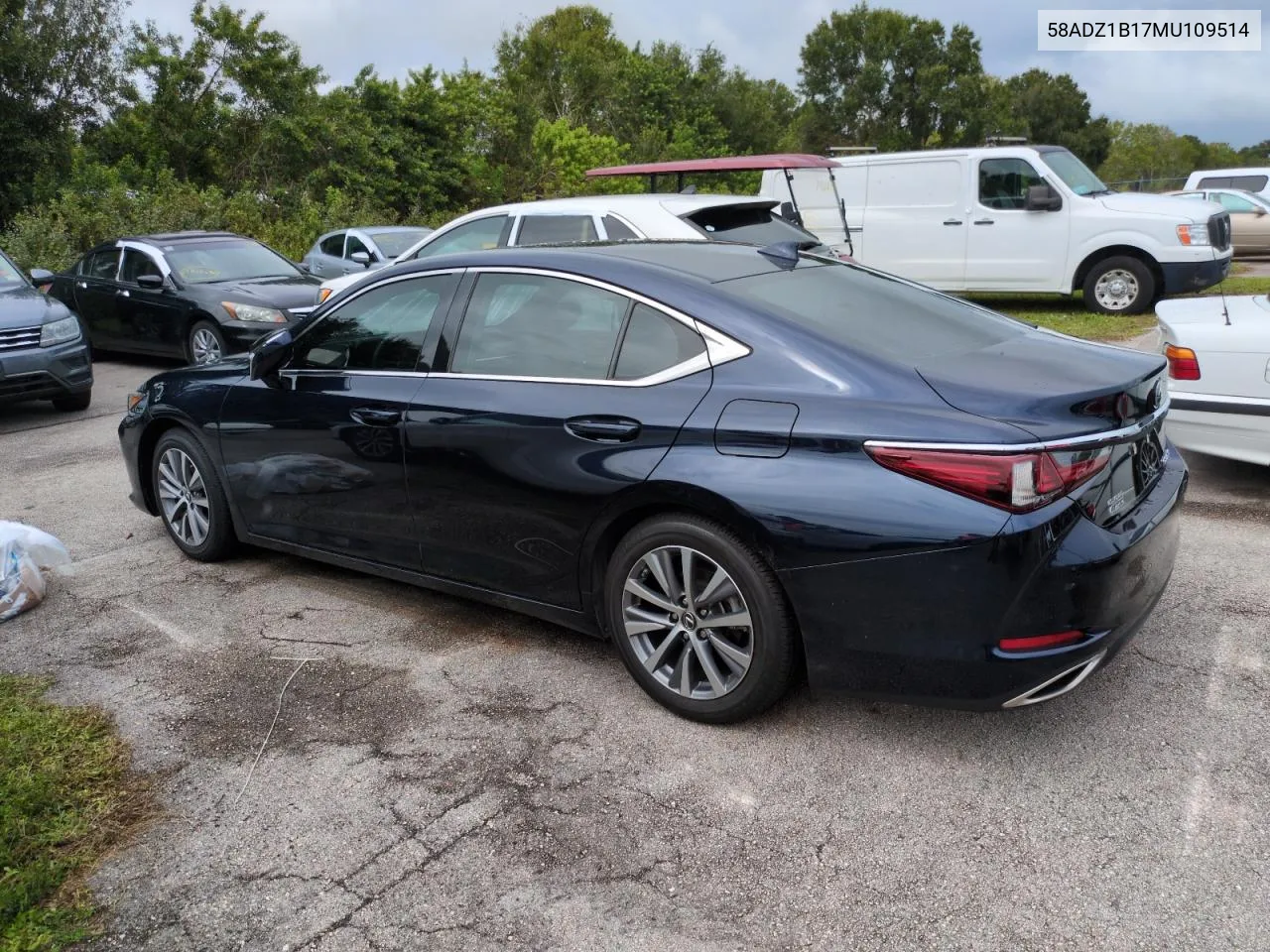 2021 Lexus Es 350 Base VIN: 58ADZ1B17MU109514 Lot: 75081384