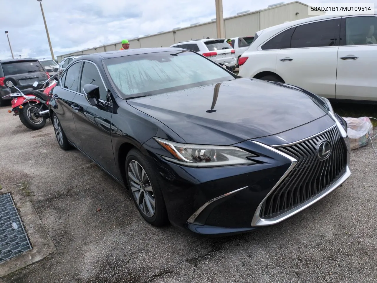 2021 Lexus Es 350 Base VIN: 58ADZ1B17MU109514 Lot: 75081384