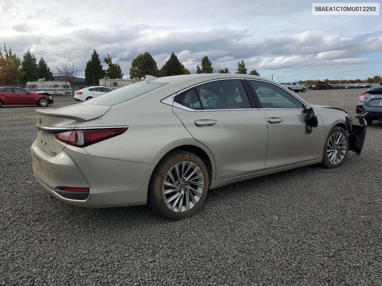 2021 Lexus Es 300H Luxury VIN: 58AEA1C10MU012293 Lot: 75246184