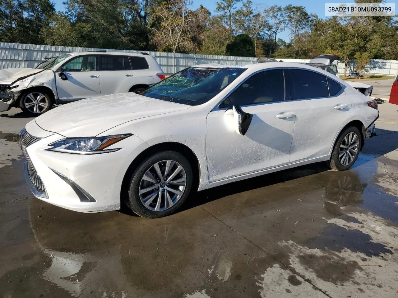 2021 Lexus Es 350 Base VIN: 58ADZ1B10MU093799 Lot: 76164354